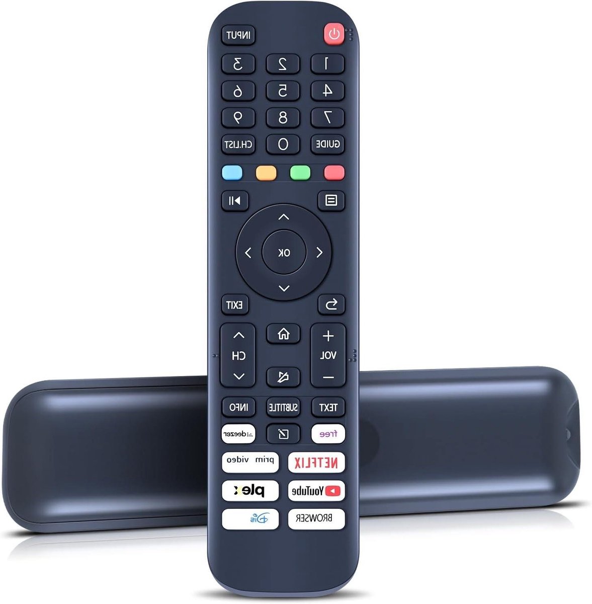 Afstandsbediening - Universeel Bediening - TV Besturen - Directe Werking - 6 Meter Bereik - Zwart