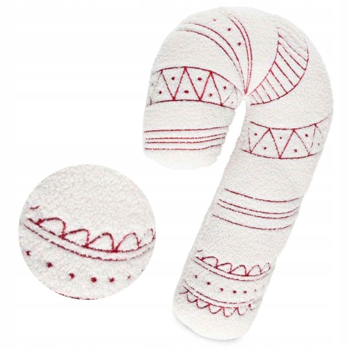 Kerst Lolly Kussen 27x46cm - Feestelijke Decoratie