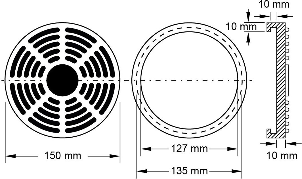 KS TOOLS Rubberen schijf 21 voor Ravaglioli / OMCN liften Ø 150 m...