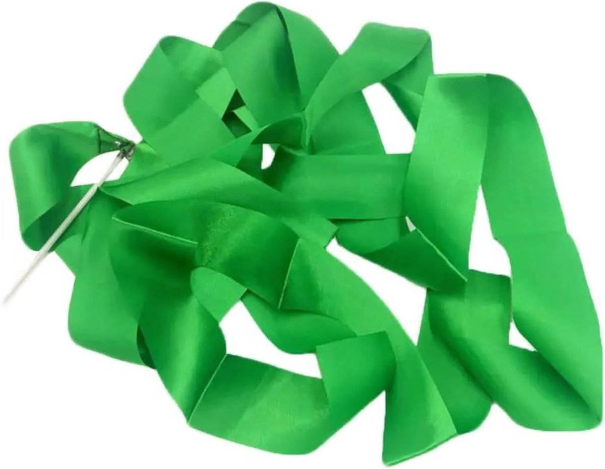 Danslint met Stok - Gymnastieklint Streamer - Artistieke Dans - Vloeiende Beweging - 4 Meter Lang - Veelkleurig