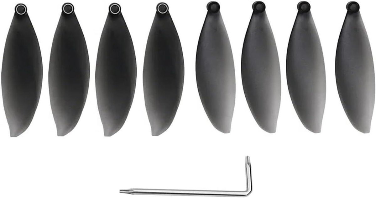 Drone Propellers - Vliegende Onderdelen - Camera Vliegen - Vouwbaar Ontwerp - 8 Stuks - Zwart