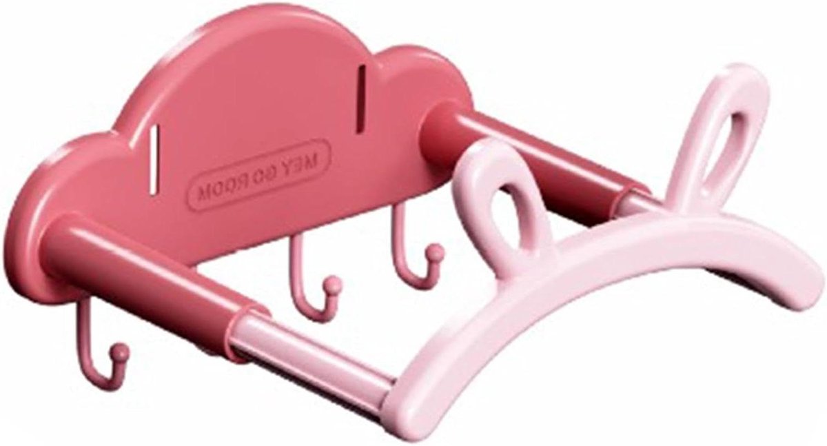 Wastafel Organizer - Opbergrek Badkamer - Ruimte Besparen - Zonder Boren - Verstelbaar - Roze