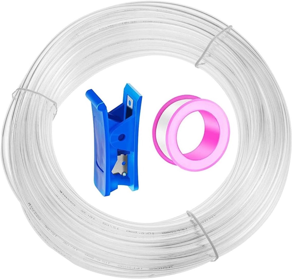 Duidelijke Pneumatische Slang 8 mm OD, 5 mm ID, Polyurethaan, 12 m voor Compressed Air en Pneumatische Apparaten