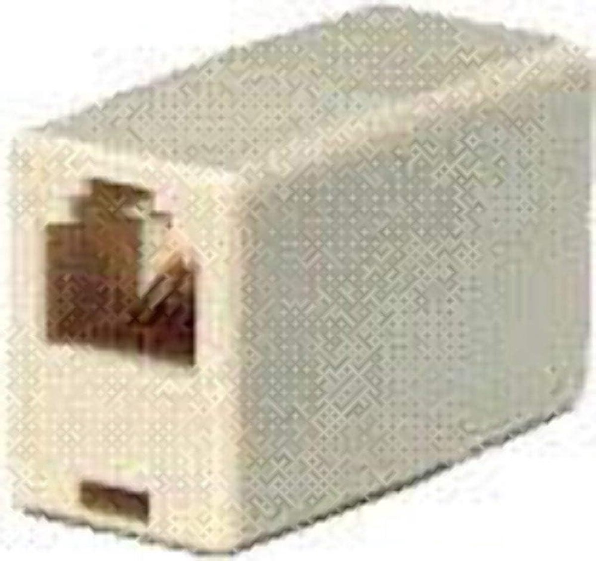 Adapter RJ11 FF - Telefoon Kabel - Verbinden Apparaten - Twee Poorten - Compact Formaat - Zwart
