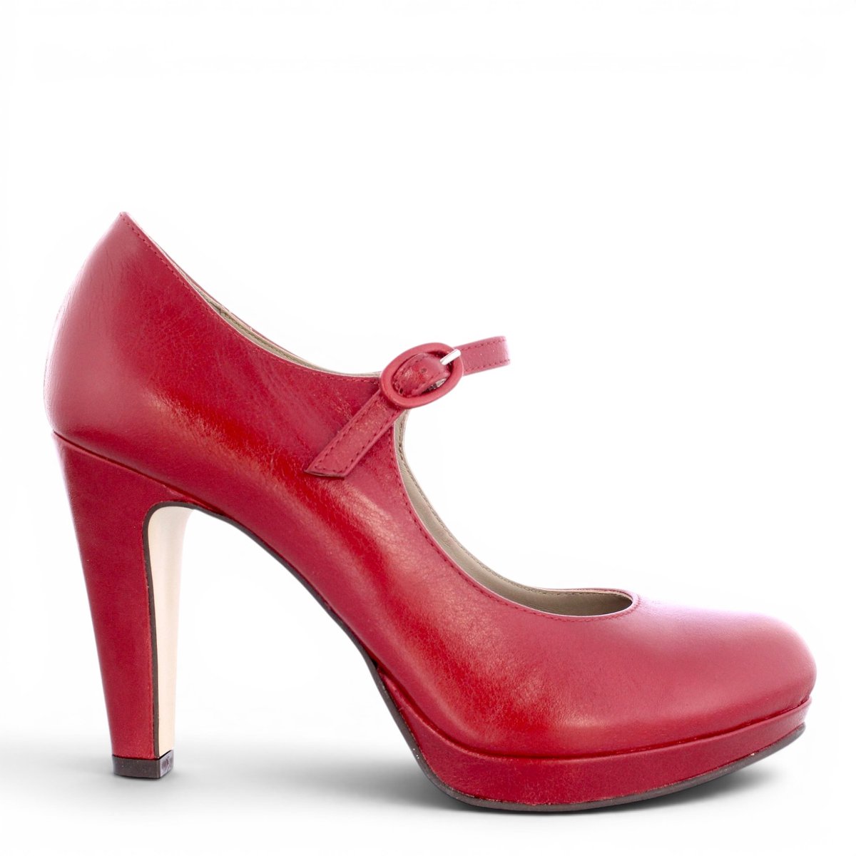 Noë Shoes Nabla Pump Strap Cherry