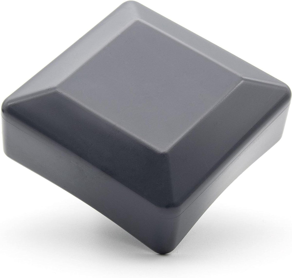 Hekdoppen Vierkant - Paaldoppen Afdekking - Palen Beschermen - Vochtwerend Materiaal - 80 x 80 mm - Antraciet