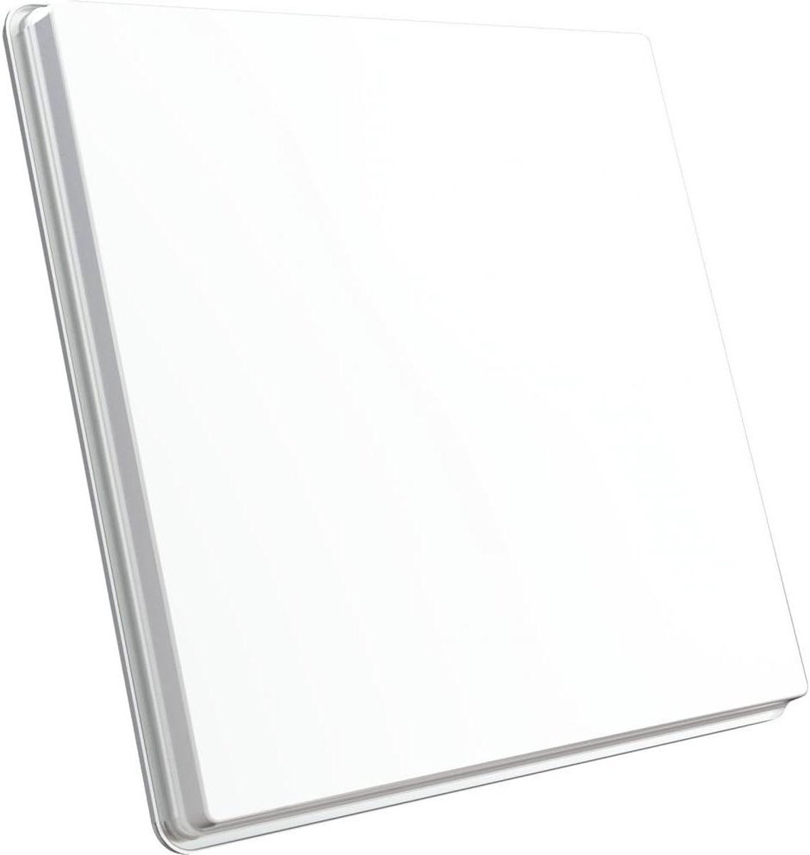 Platte antenne - Satelliet schotel - TV kijken - Single LNB - Onopvallend ontwerp - Wit
