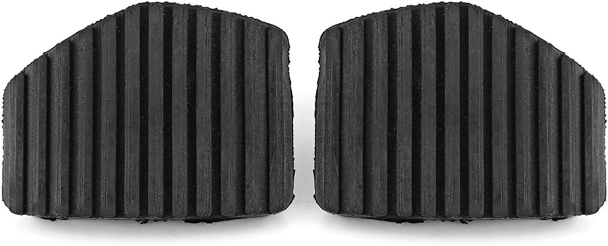 Pedaalhoezen Set - Koppeling Rem - Auto Bescherming - Hoogwaardig Rubber - 1 Paar - Zwart