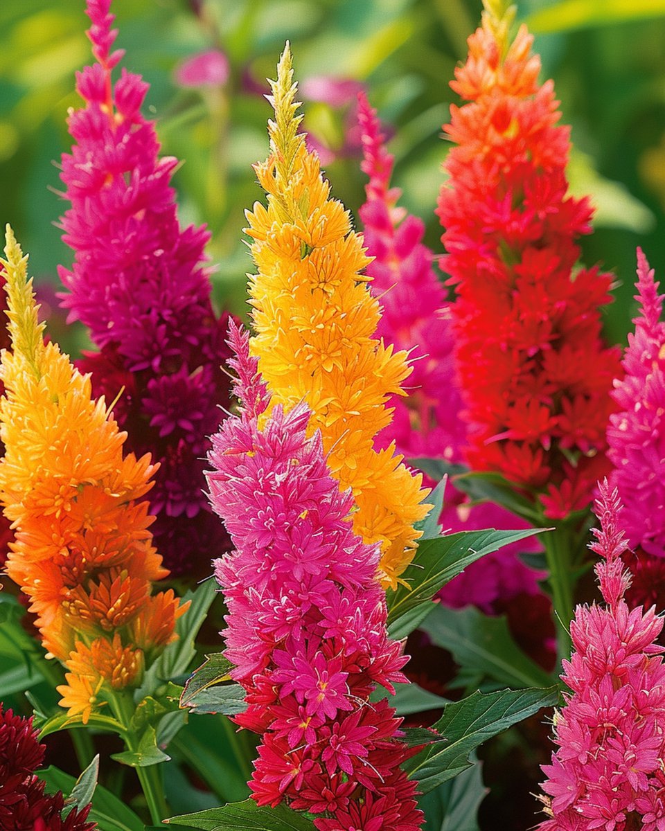 3 sets - Pluimhanekam Zaden Celosia Argentea Eenjarig Gemengd