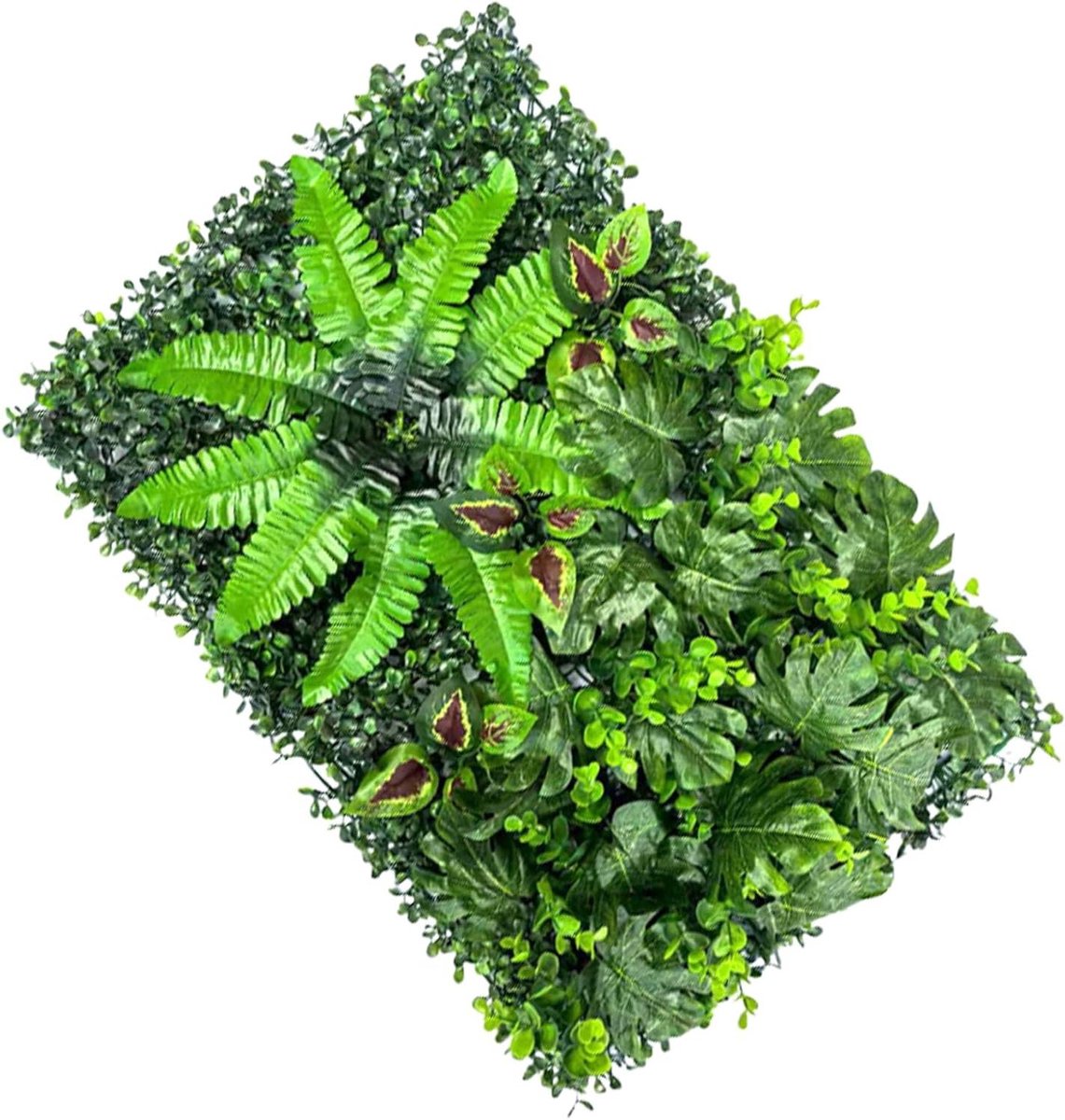 Kunstgras Muur Paneel - Groene Wanddecoratie - Ruimte Verfraaien - Op Maat Te Snijden - 40x60 cm - Groen