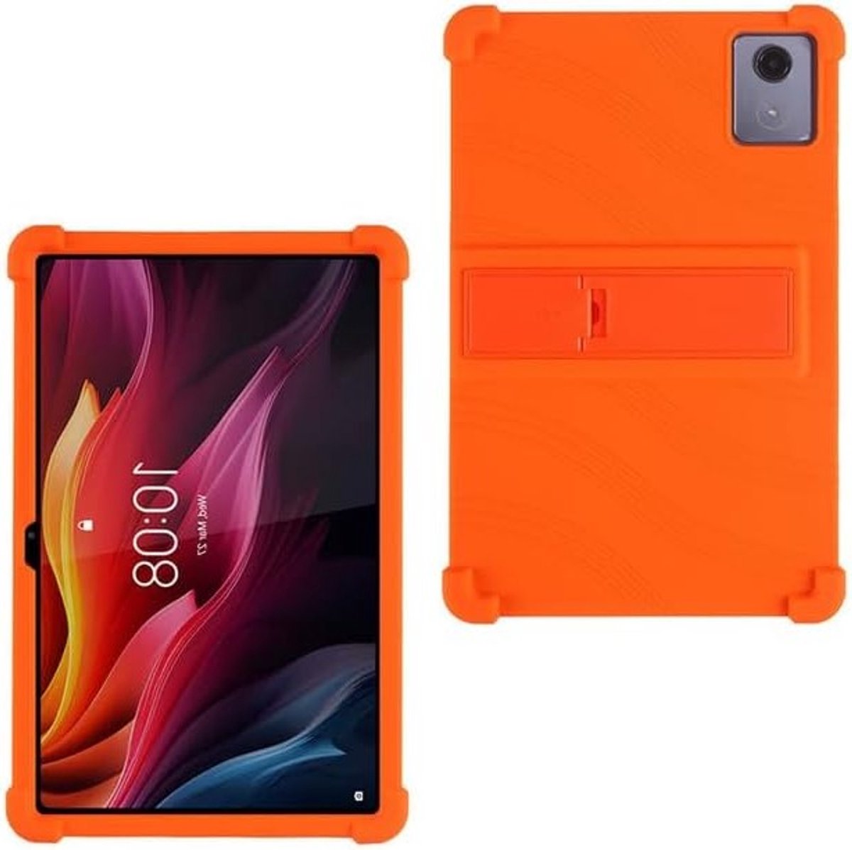 Hoezen voor 10.95 inch Tablets - Siliconen Shockproof Case met Verstelbare Standaard en Volledige Bescherming voor TB337FU en TB-X802 Modellen