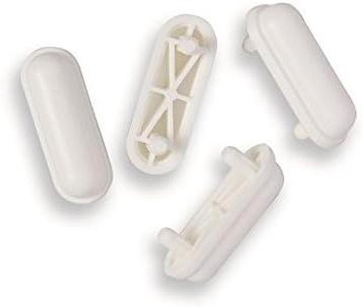Toiletbril Nestje - WC Bril Demper - Badkamer Comfort - Kunststof Materiaal - 47x17 mm - Wit