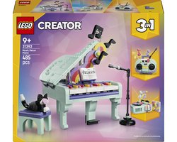 LEGO Creator 3in1 Piano met Kat en Radio en Platenspeler Speelgoed voor Kinderen 31392 Image