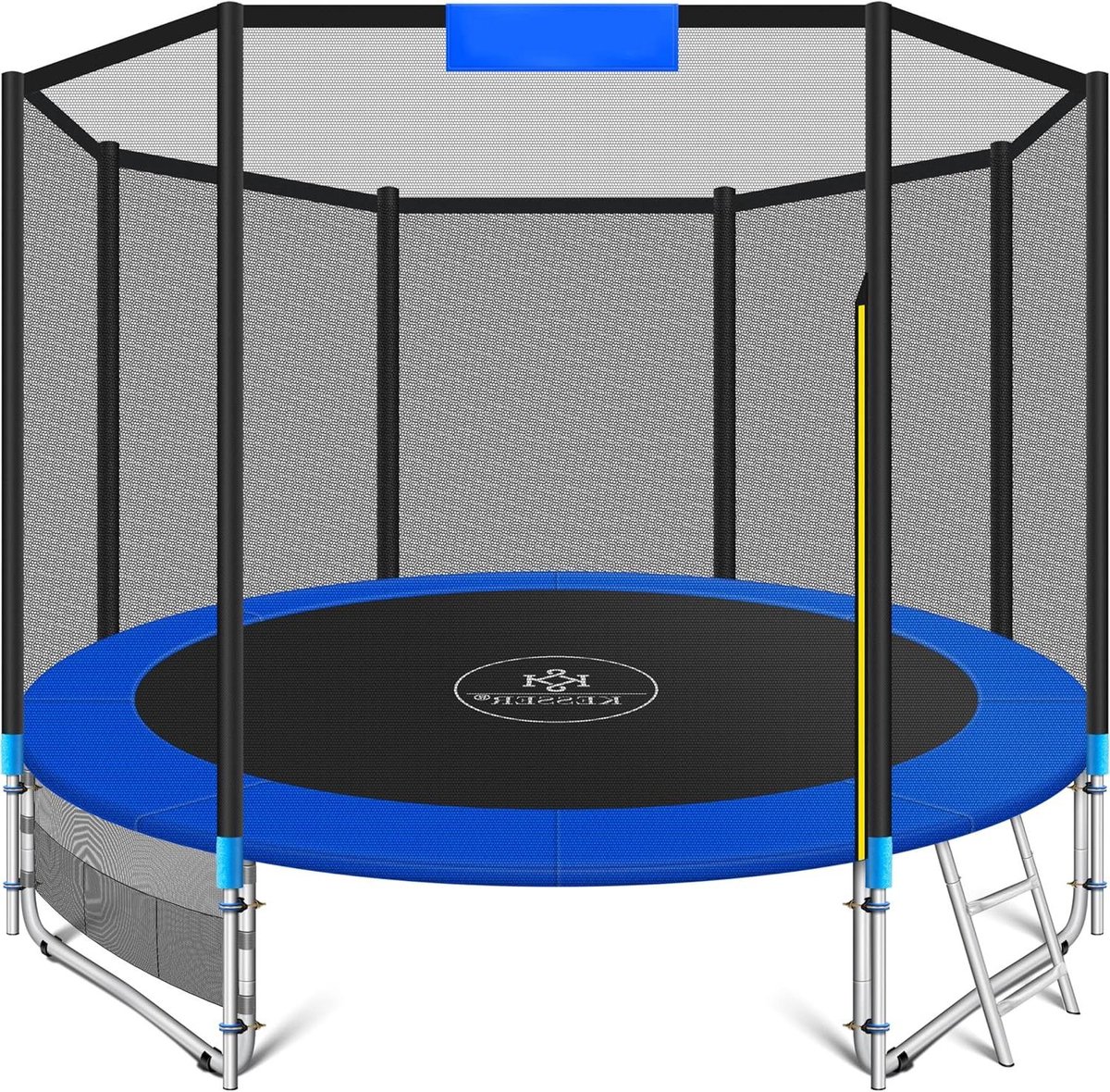 Trampoline Complete Set - Tuin Speeltoestel - Buiten Plezier - Inclusief Veiligheidsnet - 427 cm - Blauw