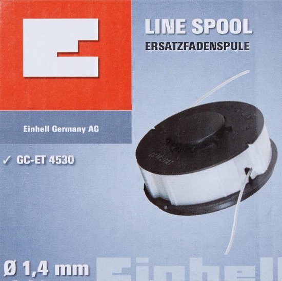 GC-ET 4530 Reservedraadspoel voor grastrimmer (voor Einhell elektrische grastrimmer GC-ET 4530, volautomatische draadtractie, 30 cm maaibreedte, lengte 10 m) van Merkloos	 — afbeelding 2
