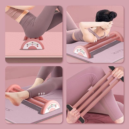 Yoga Back Stretcher - Rug Brancard Pilates Shaft - Rugontspanning Beenmassage - Ergonomisch Ontwerp Antislip - Niet gespecificeerd - Niet gespecificeerd — afbeelding 2