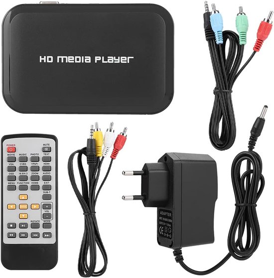 Reproductor Multimedia Para Tv 1080P Multimediaspeler M3 Hd Video Harde Schijf Speler Eu 100 240V Lecteur Video (Yctze1ygbkcwafh-02) — afbeelding 2