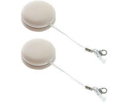 STOBOK 2pcs Cleaning Cloth Screen Of Mobile Phone Erase Screen Protector Touch Screen Cleaner Balls Glasses Cleaner Wipes Screen Cleaners Hanger Anti-fingerprint Metal