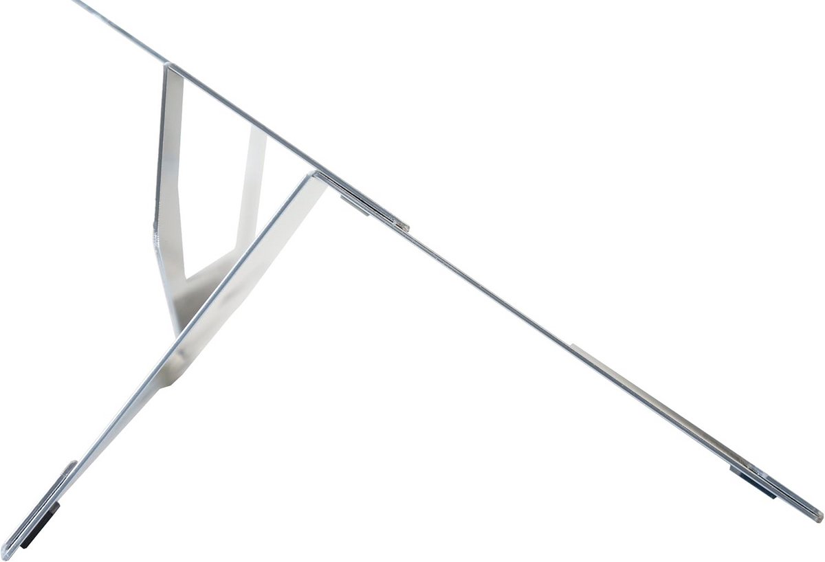 Laptopstandaard - Notebook houder - Ergonomisch werken - Lichtgewicht aluminium - 15 inch - Zilver