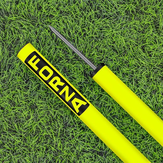 Mini Slalom Polen - Trainingsstokken Voetbal - Sport Training - Onbreekbaar PVC - 25mm Diameter - Geel van MINI — afbeelding 4