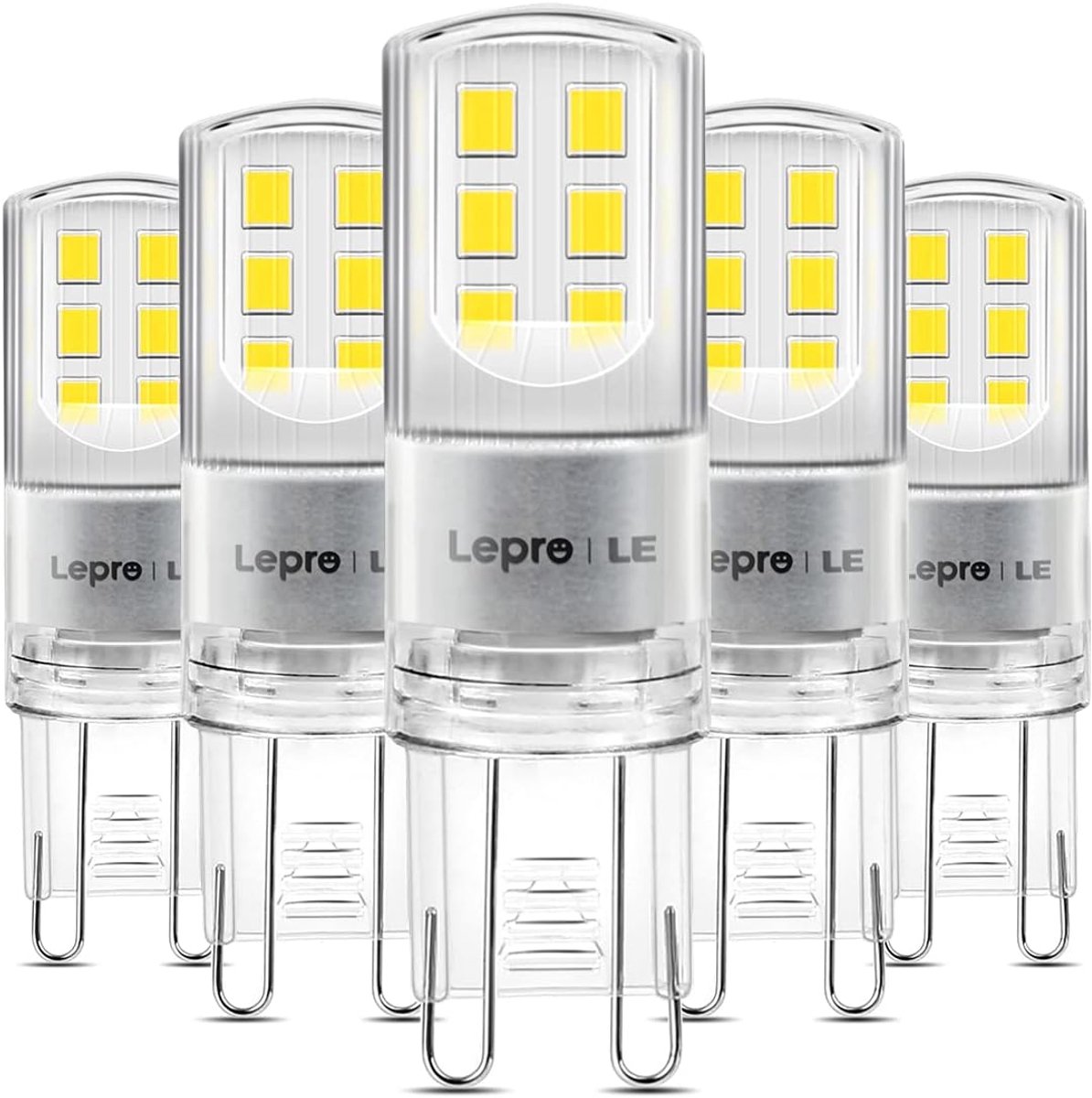 LED Lamp - G9 Lamp - Decoratief Licht - Energiebesparend - 5 stuks - Koud Wit