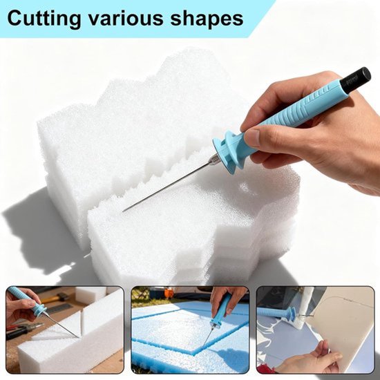 Piepschuimsnijder - Elektrische schuimsnijder - Met standaard - met 5V voedingsadapter - Foam Cutter- 27 W - 15 cm — afbeelding 2