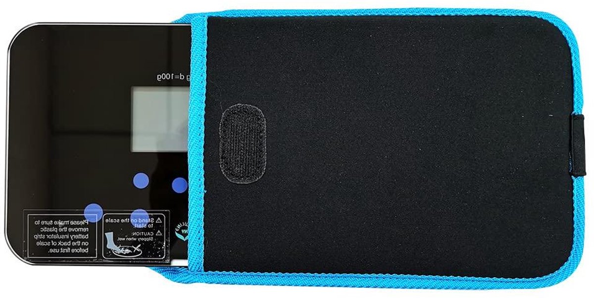NEWLINE NY Car Step On Super Mini Travel Bathroom Scale, 5.25" x 8.5" Car Step On Super Mini Travel Bathroom Scale, 5.25" x 8.5" SBB0638SM-TW+S002BU(Trendy Wave)