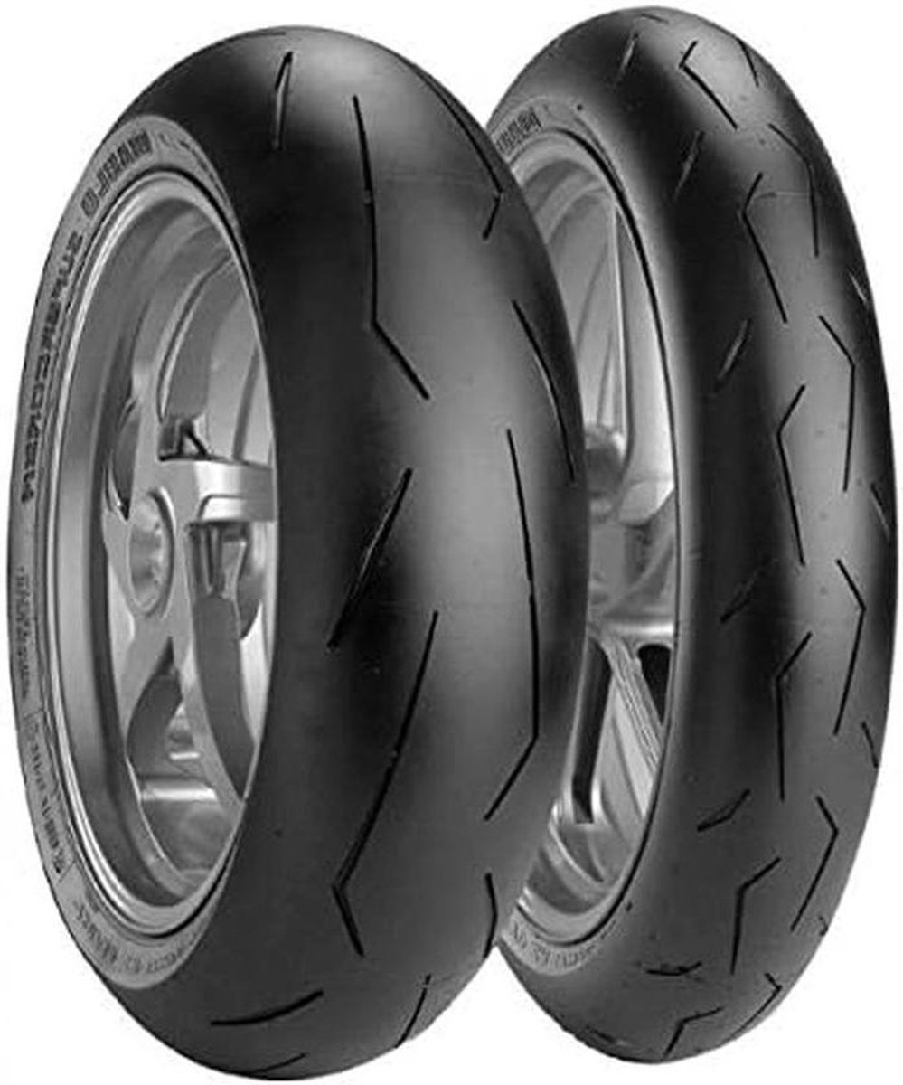 Motorband - Straatmotorband - Circuit Gebruik - Hoge Grip Polymeren - 120/70R17 - Zwart