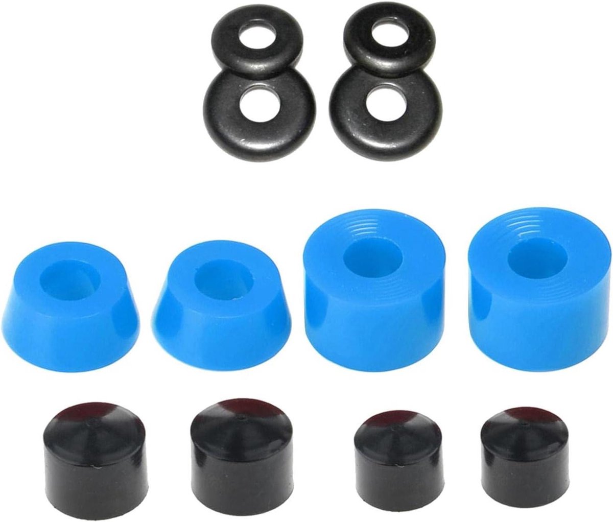 Skateboard Bussen Set Longboard Onderdelen Truck Prestaties Verbeteren Hoge Elasticiteit 12 Stuks