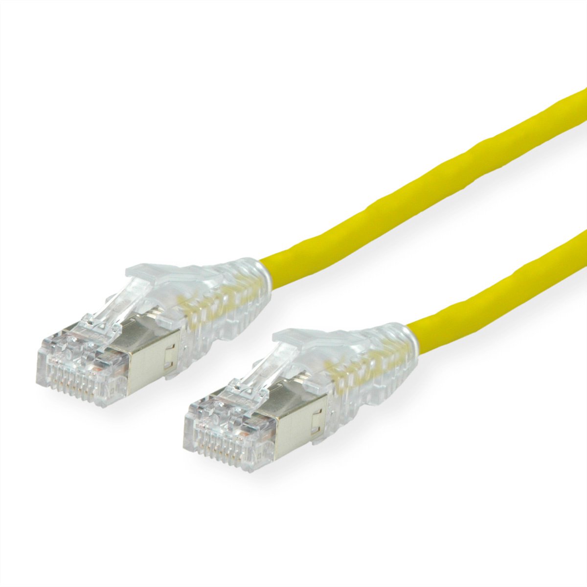 DÄTWYLER Patchkabel Kat.6A (Class EA) S/FTP, CU 7702 flex LSOH, AMP v2, gelb, 2 m