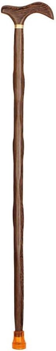 Wandelstok Massief Hout - Steunstok Ouder - Ondersteuning Lopen - In te Kortten Hoogte - 85 cm - Natuurlijk