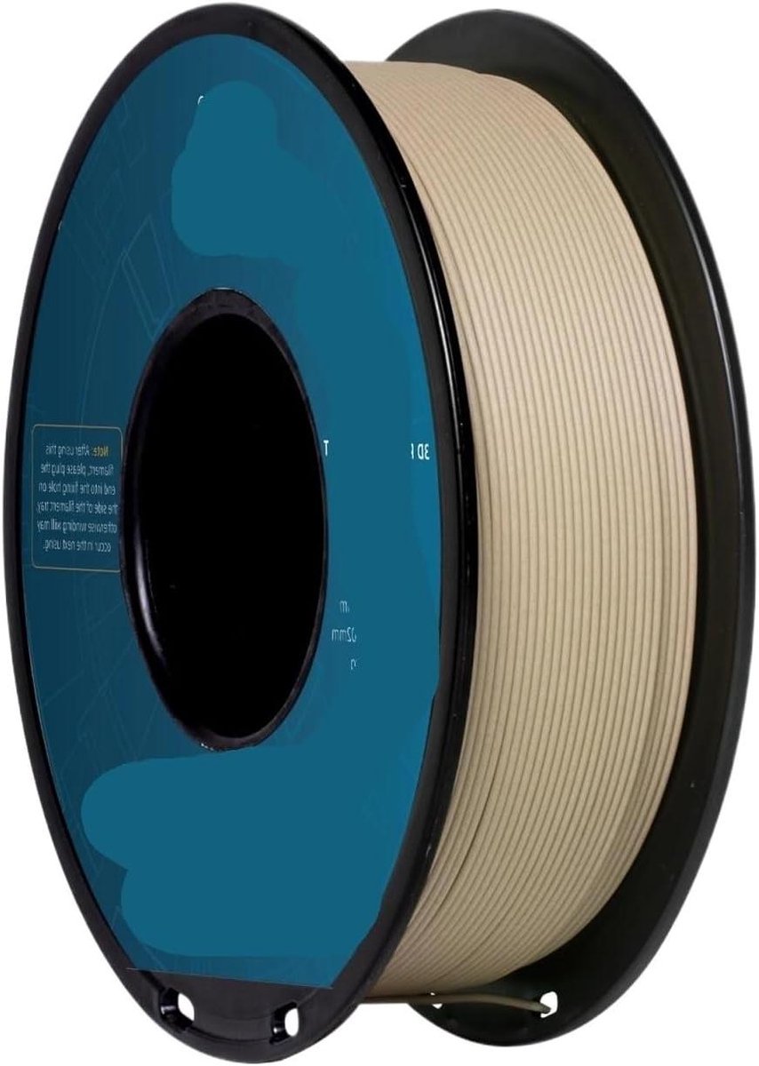 3D Printer Filament - Print Materiaal - Objecten Printen - Klitvrij - 1.75 mm - Houtkleur
