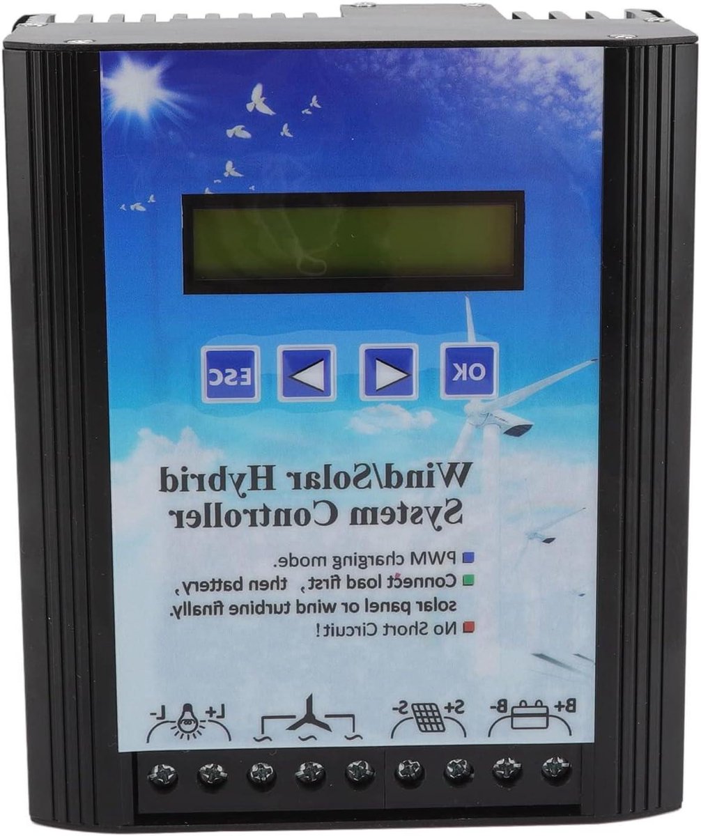 Hybride Controller - Wind Solar - Energie Opladen - PWM Laadtechnologie - 24V-48V - Blauw