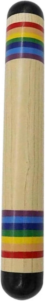 Regen Stok Speelgoed - Zintuiglijk Instrument - Muzikaal Ontdekken - Handgemaakt Natuurlijk Hout - 35x5cm - Houtkleur