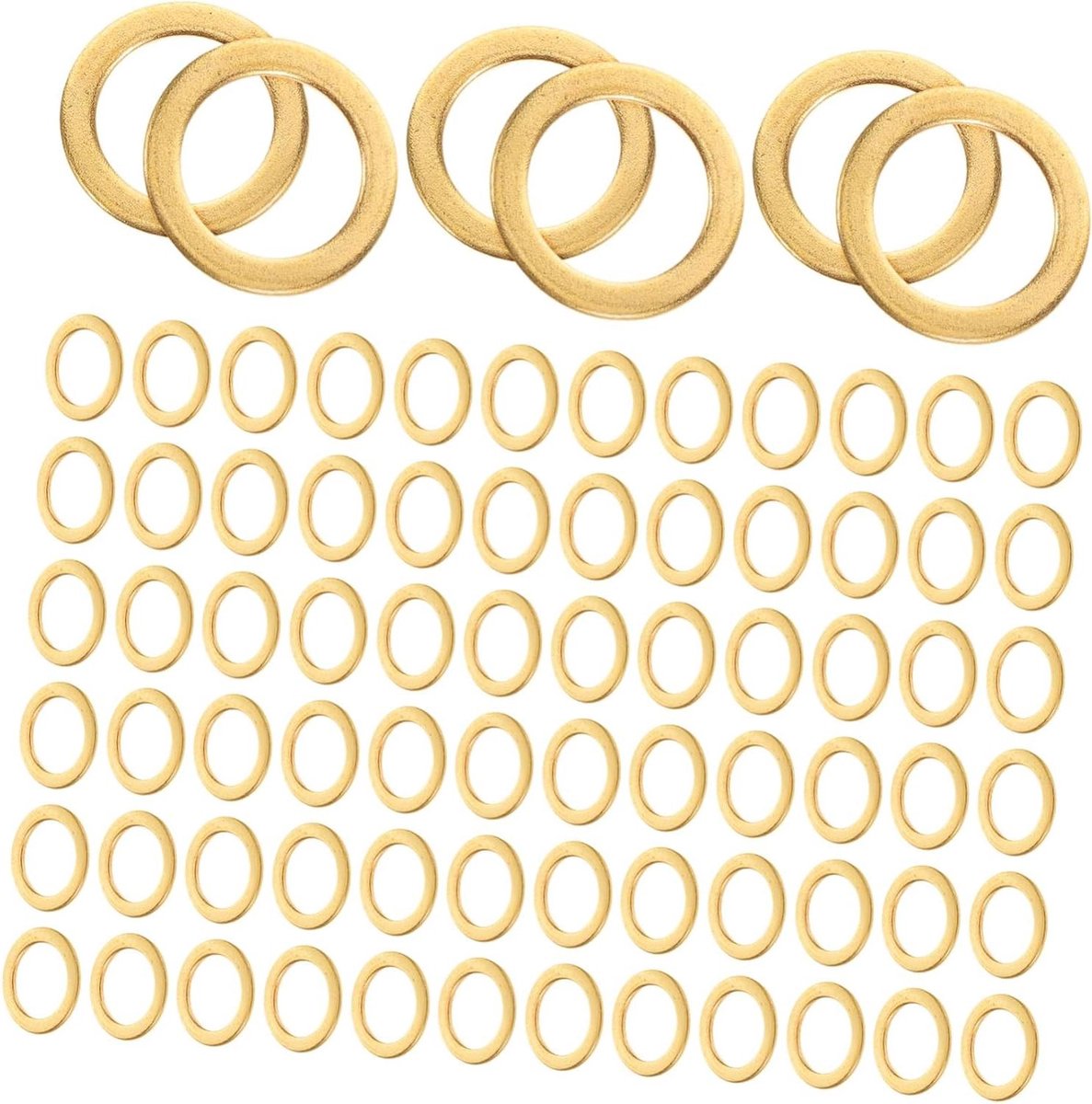 Skateboard Pakking Set Metalen Ringen Skateboard Onderhoud Verbeterde Stabiliteit 100 Stuks