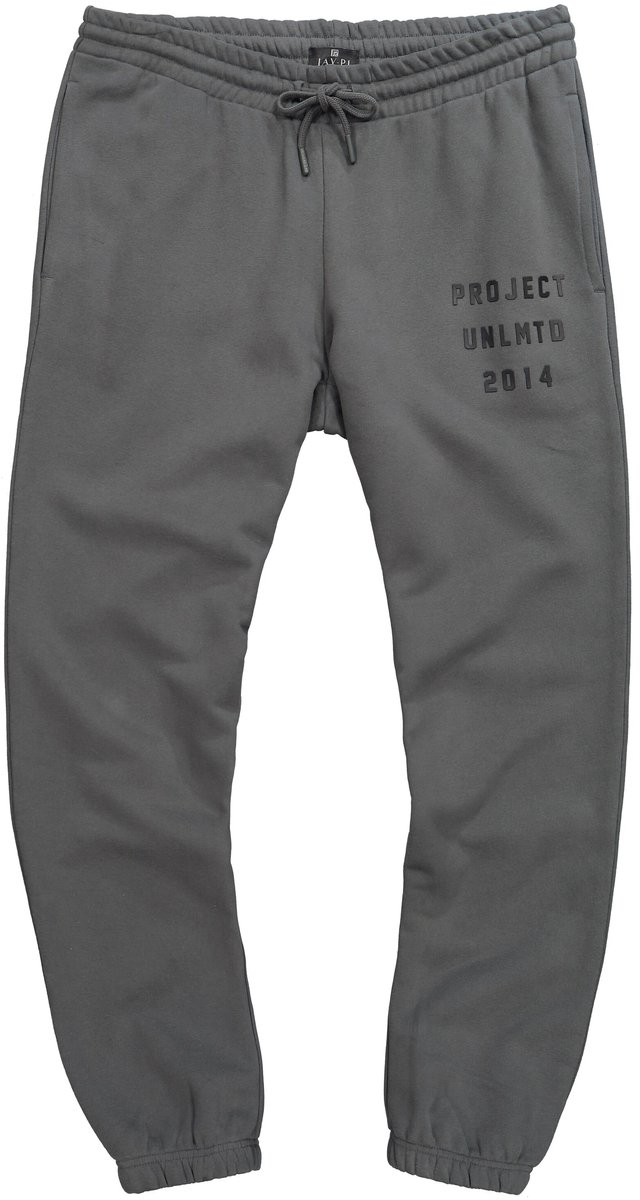 JAY-PI - Heren - Trainingsbroek fitness Basic Fit - Donkergrijs - Maat 7XL