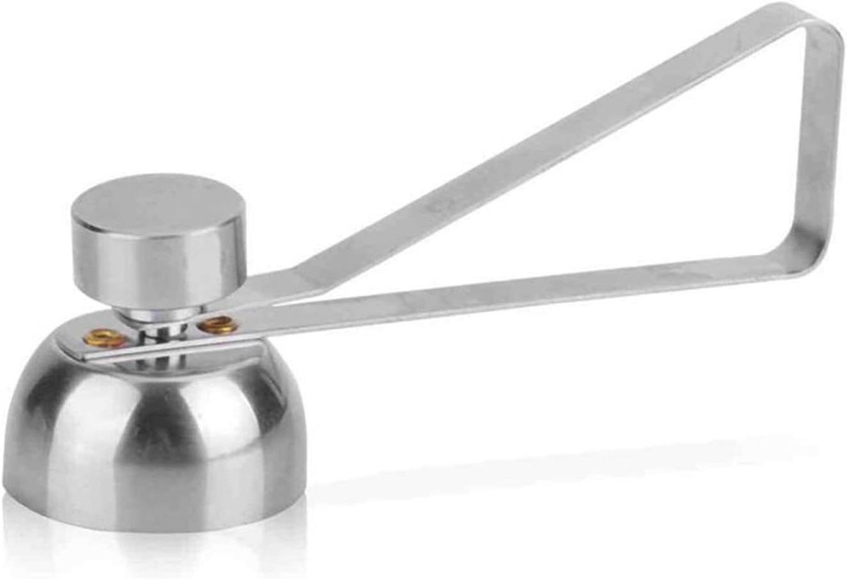 Eier Topper - Schaal Remover - Ontbijt Voorbereiding - Roestvrij Staal - 10.5 cm - Meerkleurig