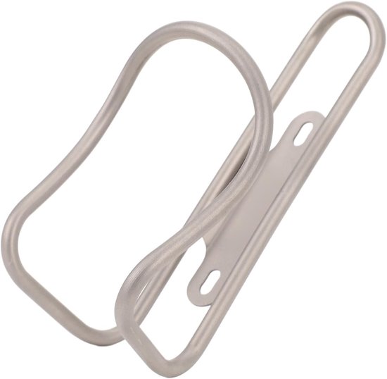 Bidonhouder - Fleshouder Fiets - Veilig Fles Vervoeren - Lichtgewicht Ti-legering - 16 x 9 x 8 cm - Zilverkleurig — afbeelding 5