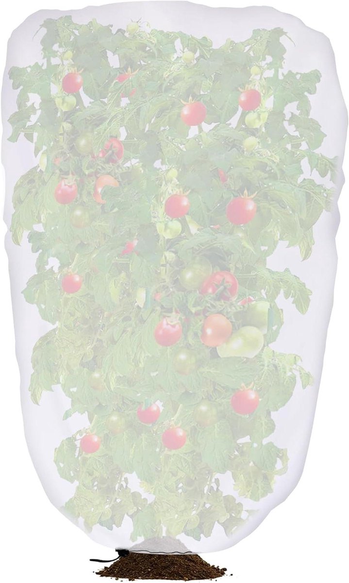 Planten Schaduwhoes - Zonwering Hoes - Planten Beschermen - Lichtbrekend Materiaal - 1.5 x 1.0 m - Wit
