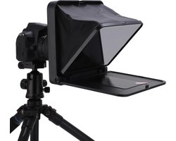 Opvouwbare Teleprompter - Draagbare Opnamehulp - Video Opnemen - Brede Compatibiliteit - 7.9 Inch Tablet - Zwart