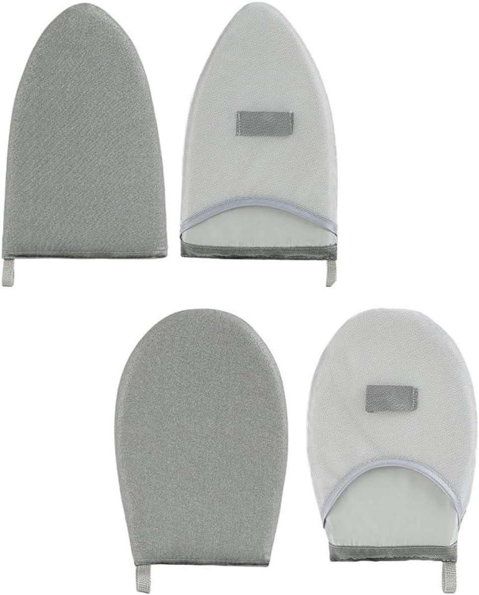Strijkhandschoenen Set - Stoomhandschoen - Snel Kleding Strijken - Hittebestendig - 2 Stuks - Grijs