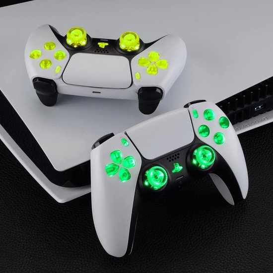 Verlichte Controller Knoppen - LED Vervanging Kit - Games Personaliseren - 7 Kleuren 9 Modi - 10 gram - Helder — afbeelding 3