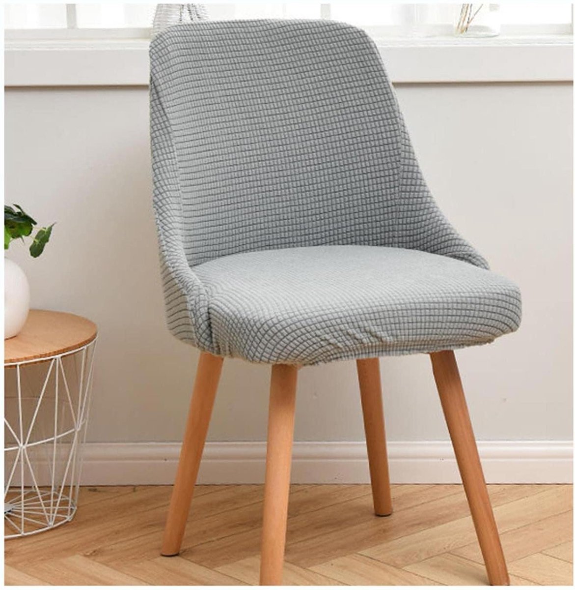 Stoelhoezen Set - Eetkamerstoelhoezen - Stoelen Vernieuwen - Rekbaar Materiaal - 6 Stuks -