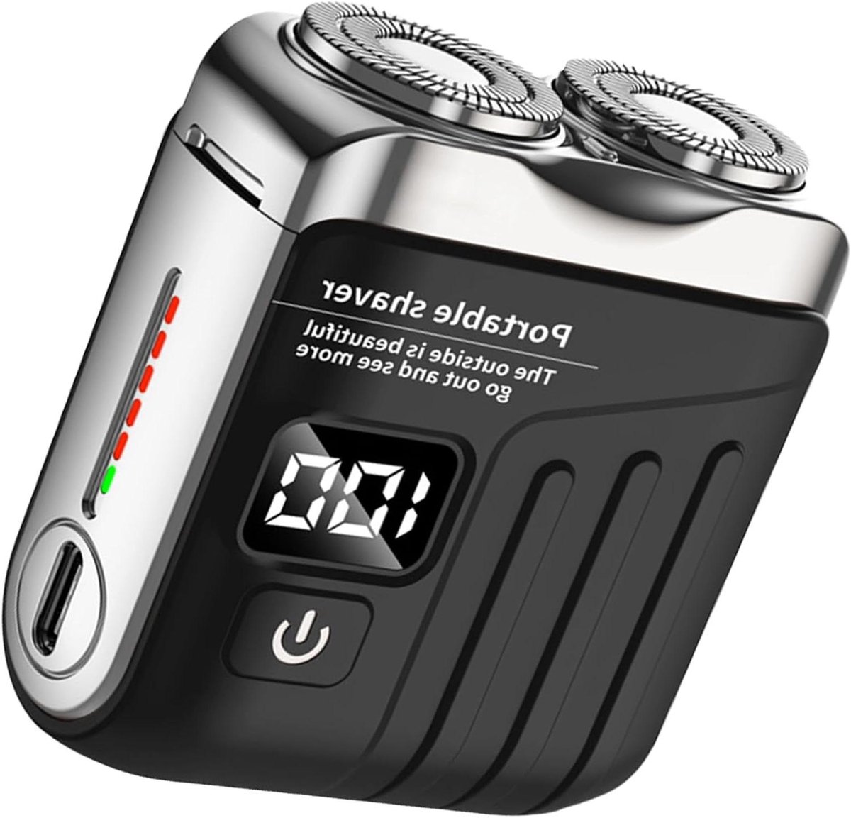 Elektrisch Reisscheerapparaat - Draagbare Trimmer - Glad Scheren - Waterdicht Ontwerp - 82 Gram - Zwart