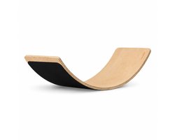 Deryan Luxe Balance Board XL met vilt - Balansbord - Beukenhout - 90cm