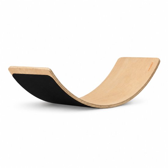 Deryan Luxe Balance Board XL met vilt - Balansbord - Beukenhout - 90cm