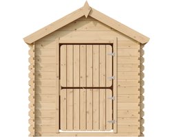Timbela M516-1 - Speelhuis - 1,1 m² - 146x112xH143cm - Houten huis voor kinderen zonder vloer