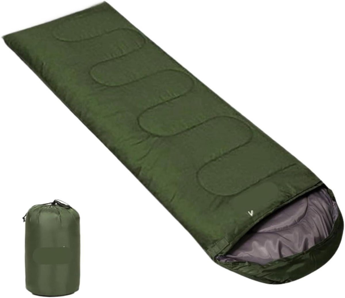 Camping Slaapzak - Lichtgewicht Slaapzak - Buitenavonturen - Thermale Isolatie - 210x75cm - Groen