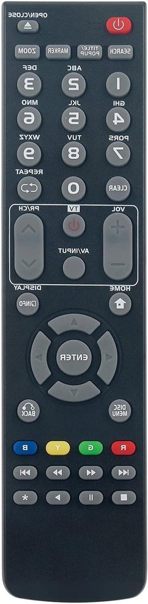 Afstandsbediening - Media Controller - Blu-Ray Speler Bediening - Directe Werking - 10 Meter Bereik - Zwart