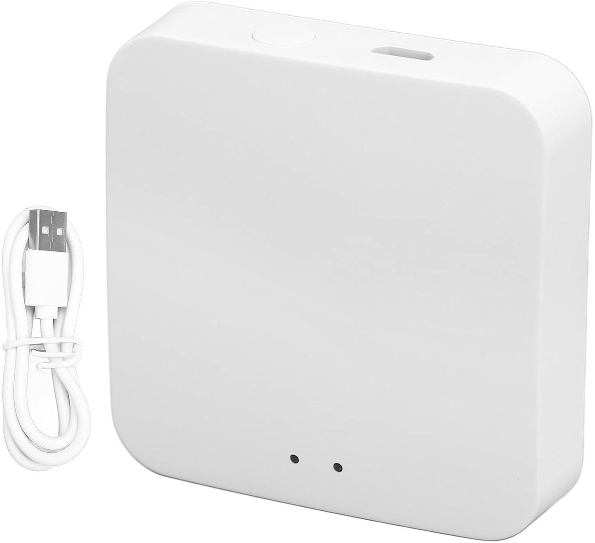 Smart Hub Gateway - Multi Mode Bridge - Smart Home Bediening - Zigbee Bluetooth WiFi - 7x7x4 cm - Wit